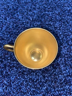 Lot 1263 - JAMES STINTON FOR ROYAL WORCESTER, CABINET CUP AND SAUCER