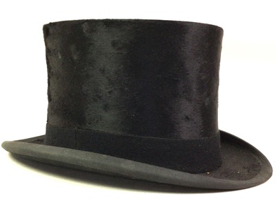 Lot 270 - LONDON AND WESTMINSTER BLACK SILK TOP HAT