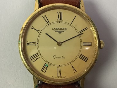 Lot 277 - LONGINES QUARTZ WRIST WATCH