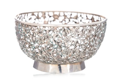 Lot 1152 - CHINESE EXPORT SILVER BOWL