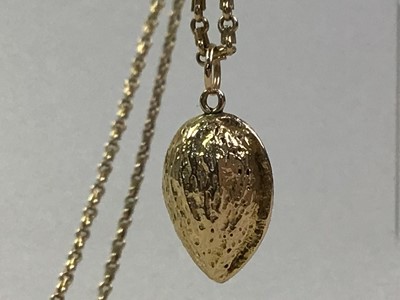 Lot 294 - NUT PENDANT ON CHAIN