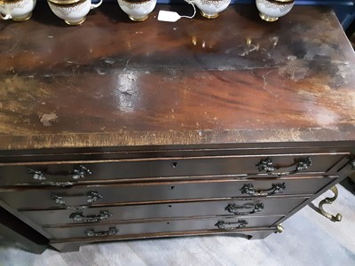 Lot 164 - GEORGE IV MAHOGANY CHEST OF DRAWERS