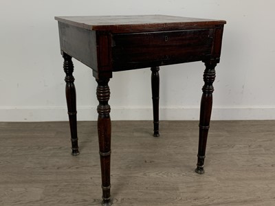 Lot 186 - MAHOGANY SIDE TABLE