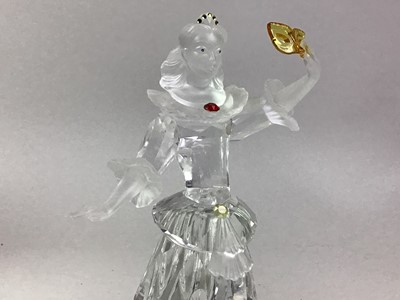 Lot 405 - SWAROVSKI, 'COLOMBINA' CRYSTAL SCULPTURE