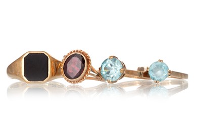 Lot 736 - COLLECTION OF GEM SET RINGS