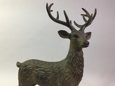 Lot 483 - MODEL OF A STAG