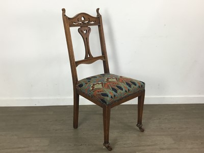 Lot 486 - OAK ARTS & CRAFTS DINING CHAIR