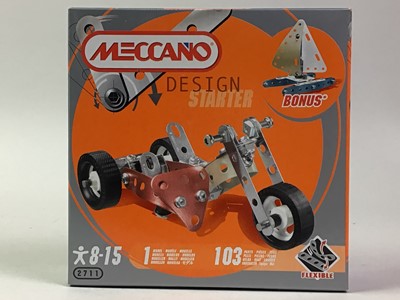 Lot 550 - TWELVE MODERN MECCANO DESIGN STARTER SETS