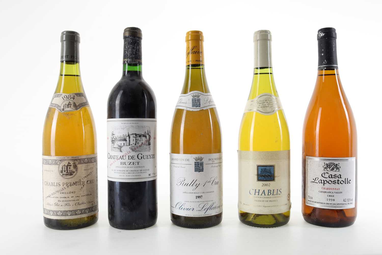 Lot 84 - 5 BOTTLES OF VINTAGE WINE