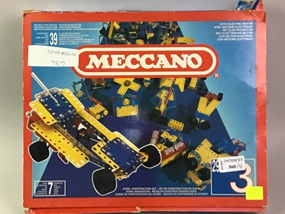 Lot 560 - THREE MECCANO CONSTRUCTION SETS