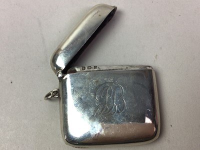 Lot 602 - TWO SILVER VESTA CASES