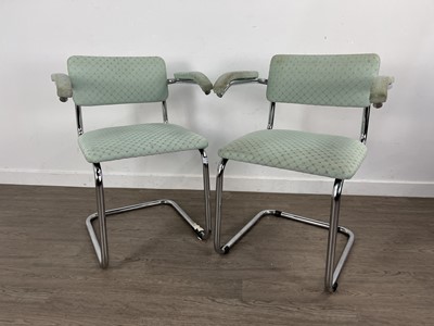 Lot 586 - SET OF FOUR CANTILEVER CHAIRS