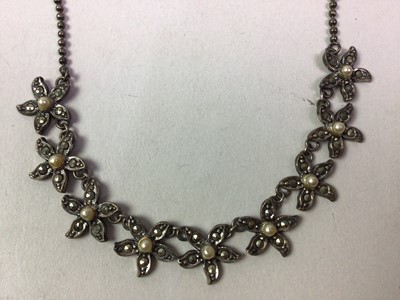 Lot 607 - MARCASITE NECKLET