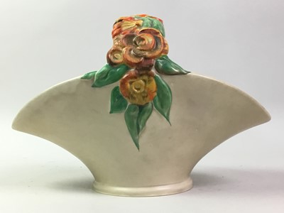 Lot 636 - CLARRICE CLIFF FLORAL BASKET