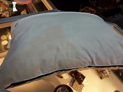 Lot 645 - TWO HERMES CUSHIONS AND AN ASHTRAY