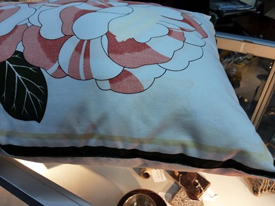 Lot 645 - TWO HERMES CUSHIONS AND AN ASHTRAY