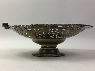 Lot 855 - SILVER PLATED BASKET