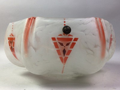 Lot 836 - GLASS CEILING BOWL SHADE