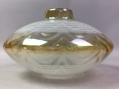 Lot 844 - GLASS LIGHT SHADE