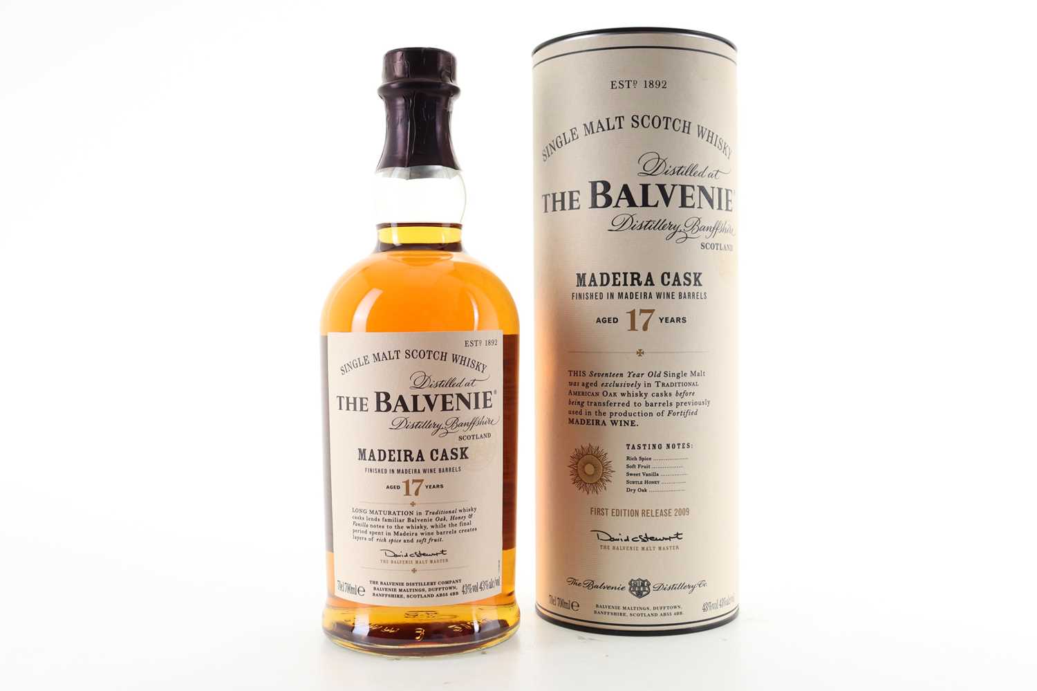 Lot 77 - BALVENIE 17 YEAR OLD MADEIRA CASK