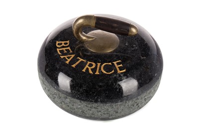 Lot 259 - SCOTTISH AILSA CRAIG CURLING STONE