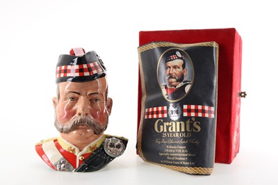Lot 95 - GRANT'S 25 YEAR OLD CHARACTER JUG 75CL