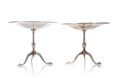 Lot 258 - PAIR OF SILVER SWEET MEAT DISHES