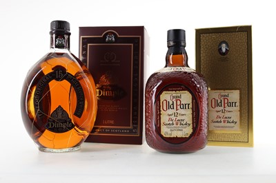 Lot 91 - DIMPLE 15 YEAR OLD 1L AND OLD PARR 12 YEAR OLD 1L