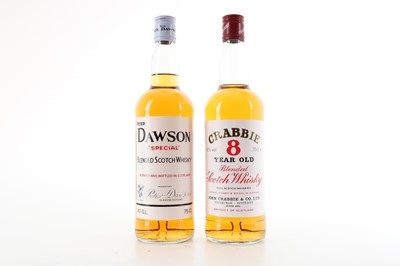 Lot 80 - CRABBIE 8 YEAR OLD 75CL AND PETER DAWSON SPECIAL 75CL