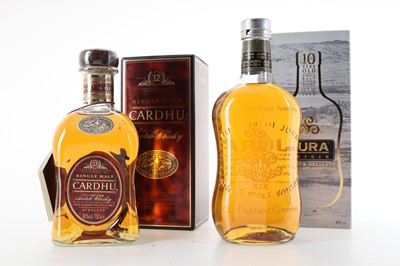 Lot 76 - CARDHU 12 YEAR OLD AND JURA 10 YEAR OLD