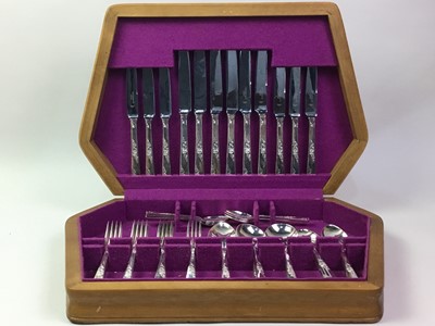 Lot 2 - CANTEEN OF SILVER PLATED CUTLERY