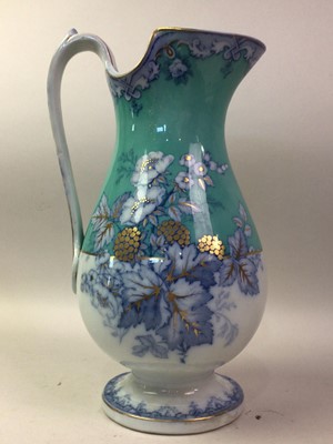 Lot 53 - VICTORIAN WASH BASIN AND EWER