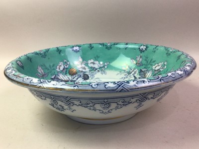 Lot 53 - VICTORIAN WASH BASIN AND EWER