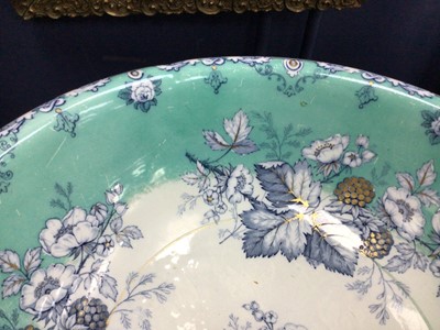 Lot 53 - VICTORIAN WASH BASIN AND EWER