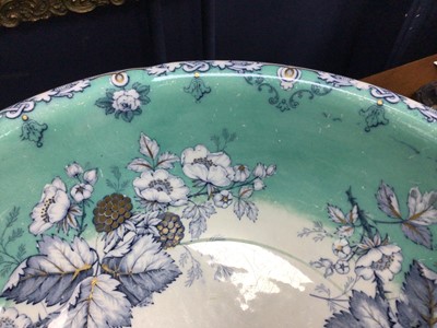 Lot 53 - VICTORIAN WASH BASIN AND EWER