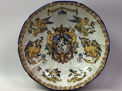 Lot 55 - GIEN, FRENCH FAIENCE BOWL