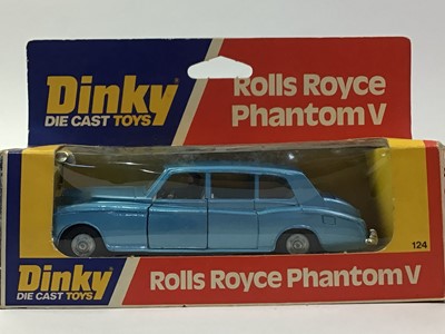 Lot 155 - DINKY NO. 124 ROLLS ROYCE PHANTOM V DIECAST CAR