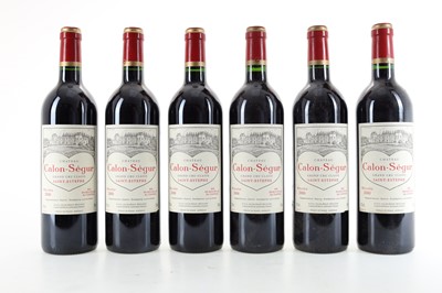 Lot 101 - 6 BOTTLES OF CHATEAU CALON-SEGUR 2000