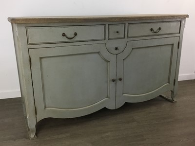 Lot 196 - MODERN PAINTED OAK SIDEBOARD