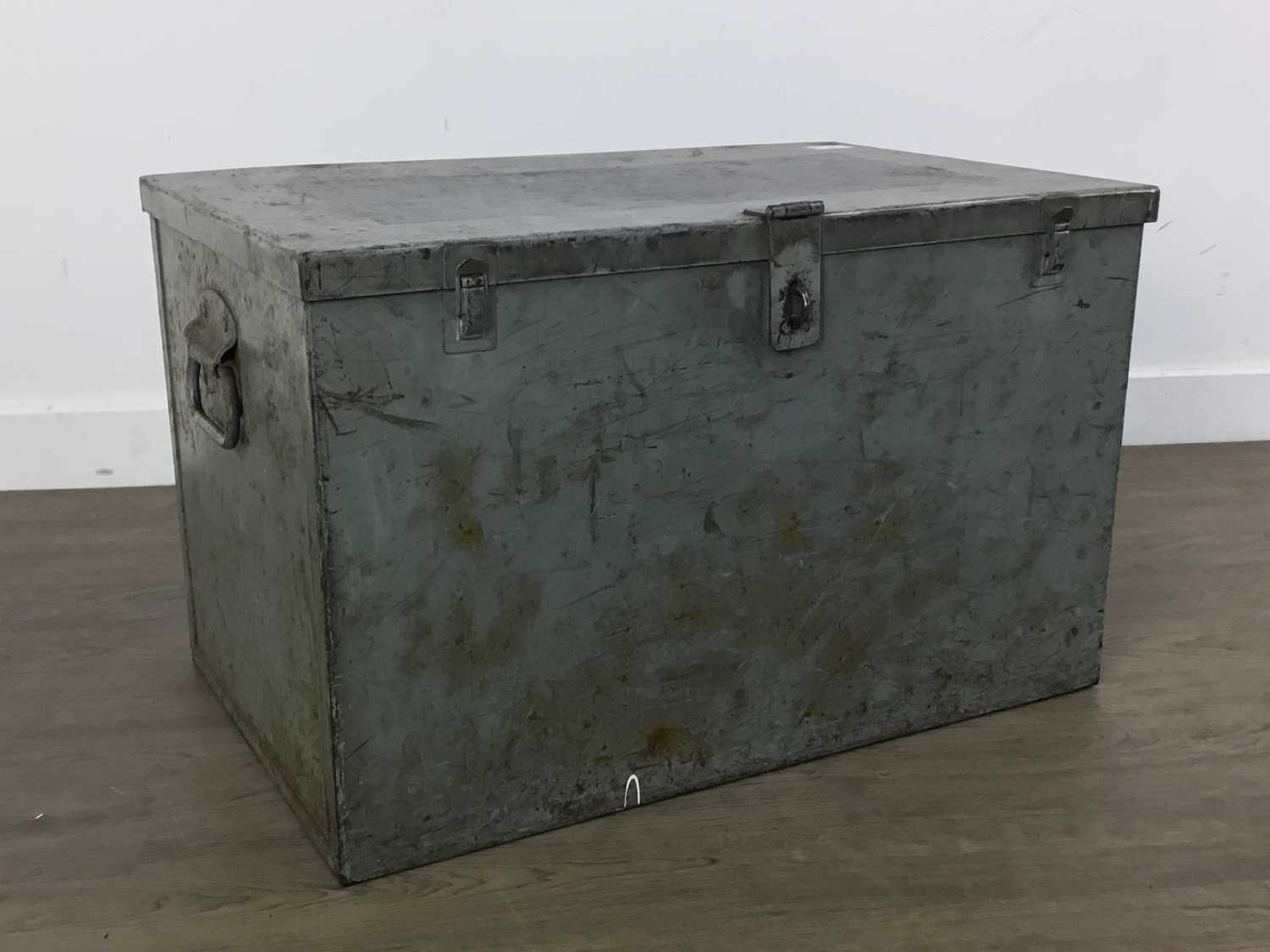 Lot 264 - ROYAL NAVY WWII STEEL CHEST