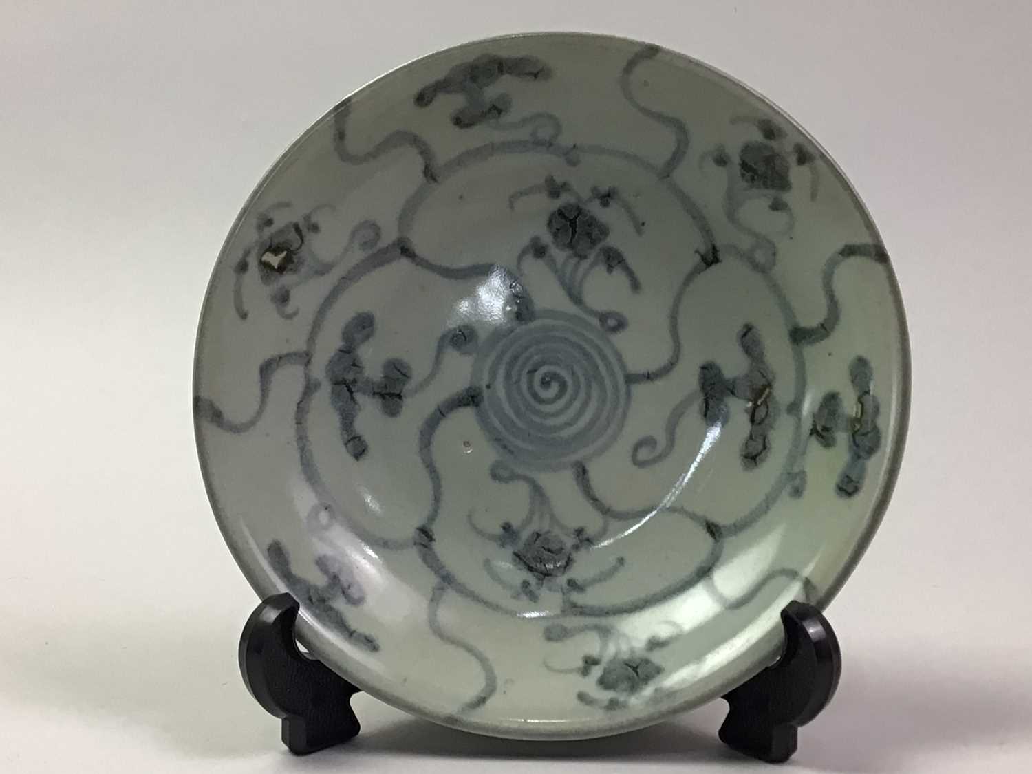 Lot 272 - TWO CHINESE PORCELAIN TEK SING CARGO SHIPWRECK ITEMS