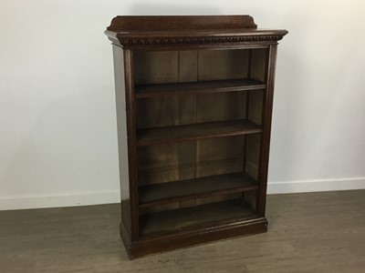 Lot 179 - LATE VICTORIAN OAK BOOKCASE