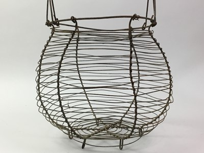 Lot 191 - PAIR OF FRENCH EGG BASKETS