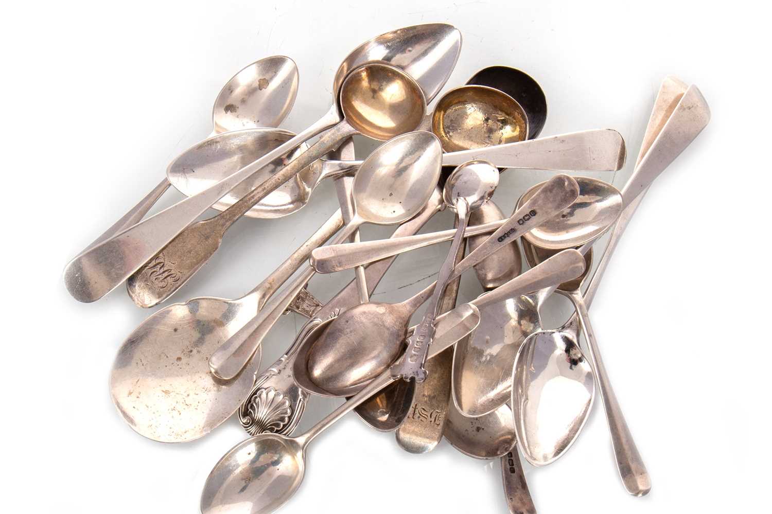 Lot 25 - COLLECTION OF SILVER SPOONS