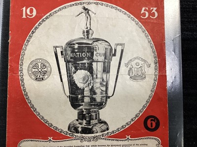 Lot 1693 - CELTIC F.C. VS. HIBERNIAN F.C., CORONATION CUP FINAL PROGRAMME