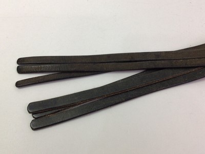 Lot 339 - TWO LEATHER TAWSE