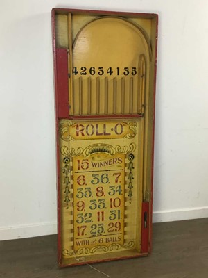 Lot 230 - CARNIVAL 'ROLL-O' BOARD