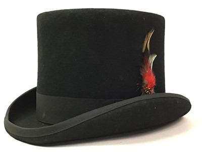 Lot 348 - THREE TOP HATS