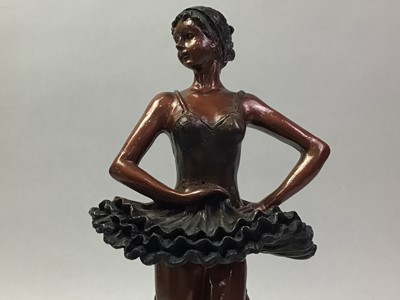 Lot 357 - TWO SCULPTURES OF BALLERINAS