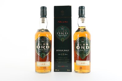 Lot 115 - 2 BOTTLES OF GLEN ORD 12 YEAR OLD